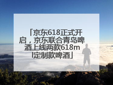 京东618正式开启，京东联合青岛啤酒上线两款618ml定制款啤酒